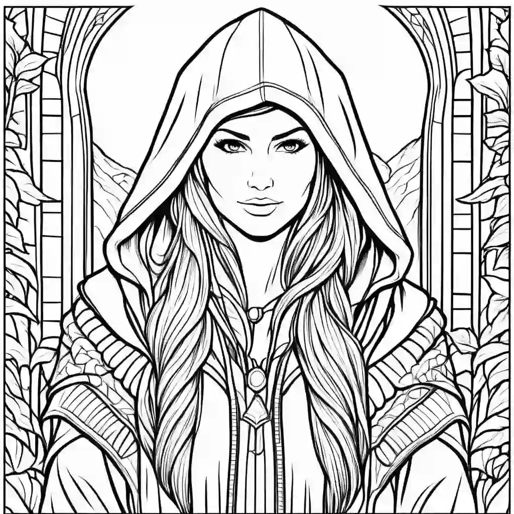 Hood coloring pages